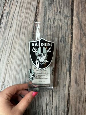 Raiders Pint Glass