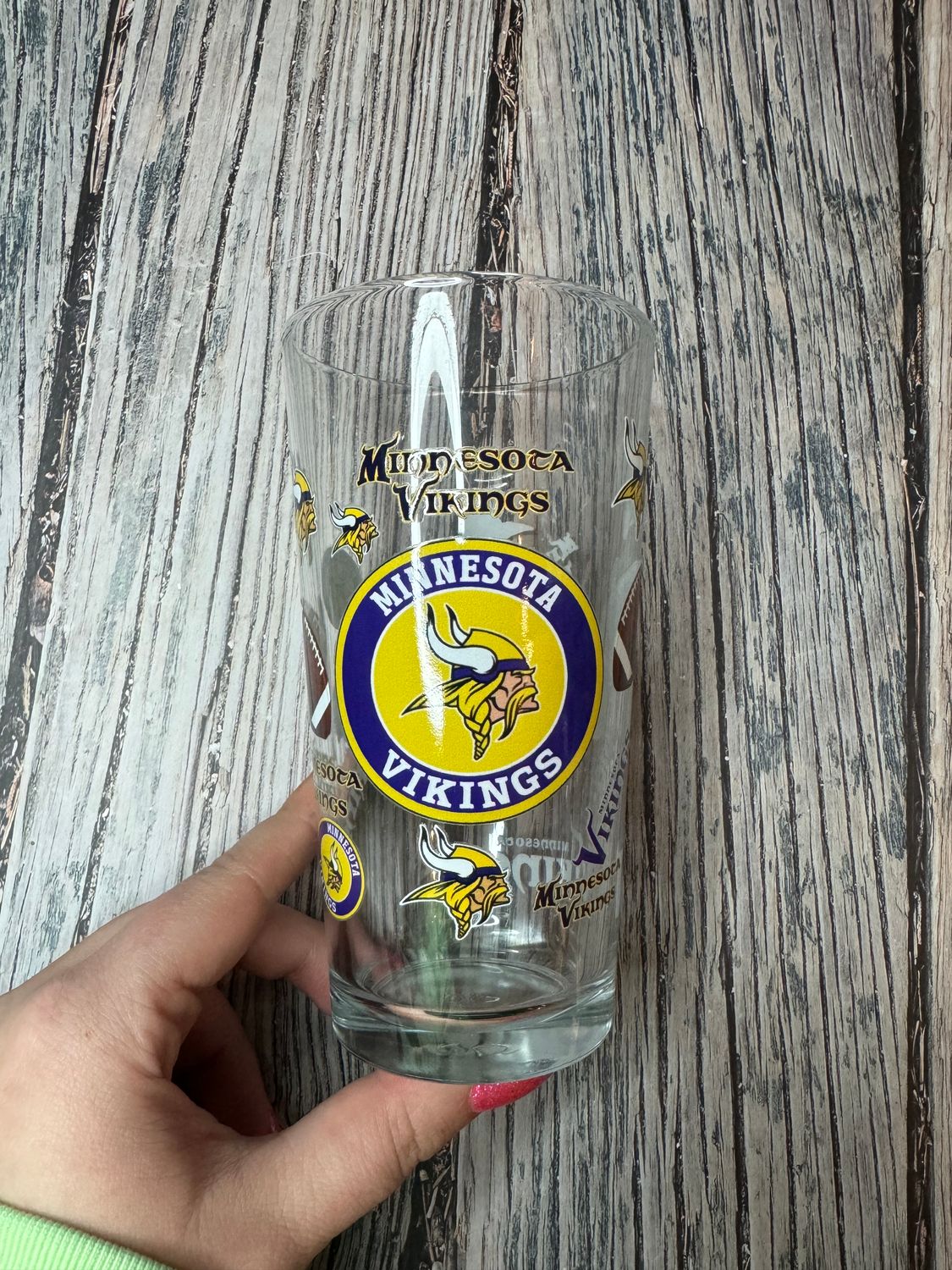 Vikings Pint Glass