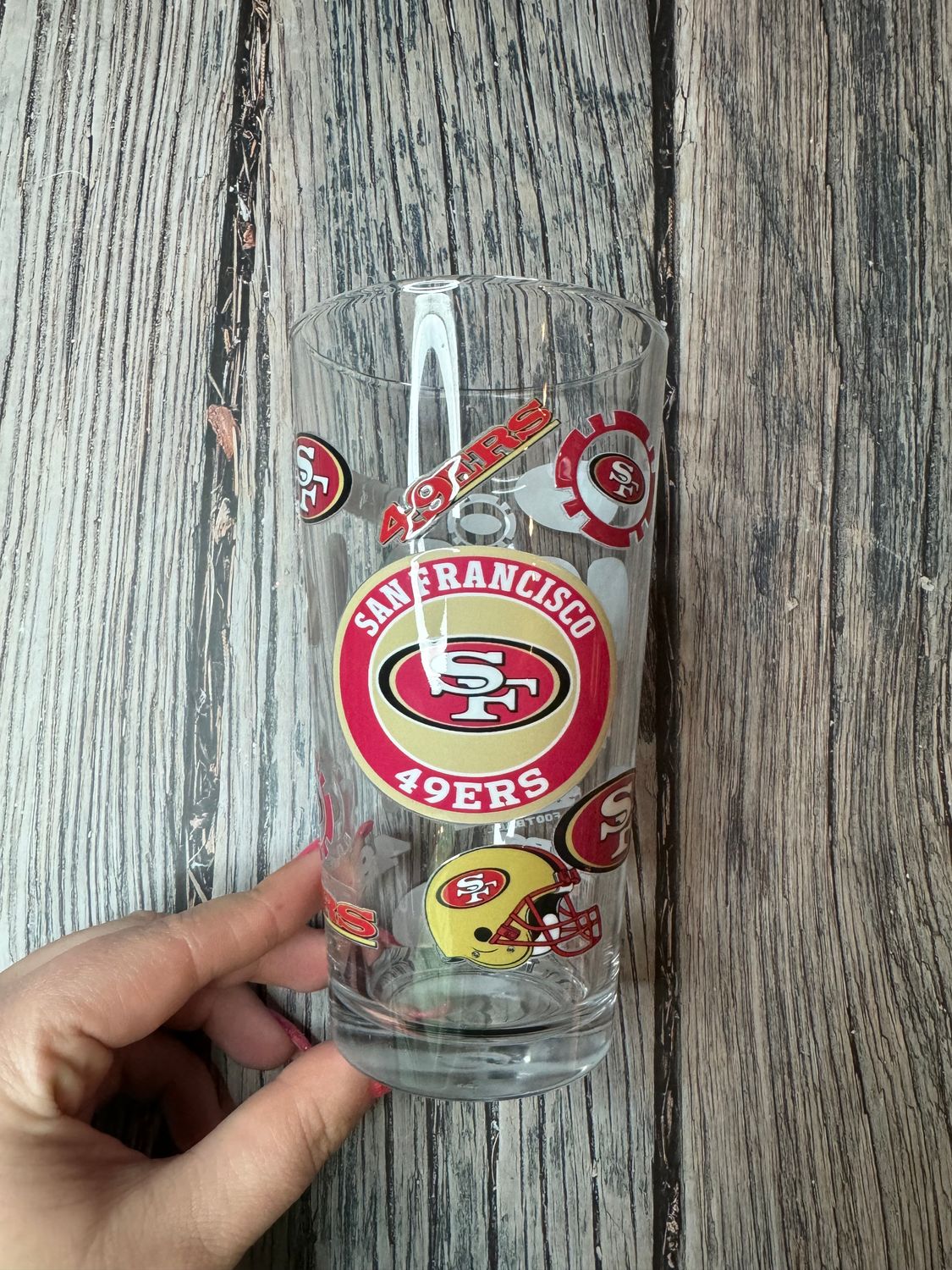 49ers Pint Glass