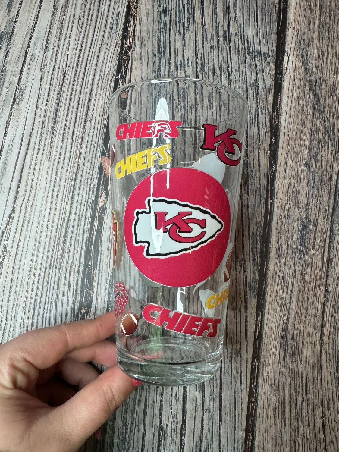 Chiefs Pint Glass