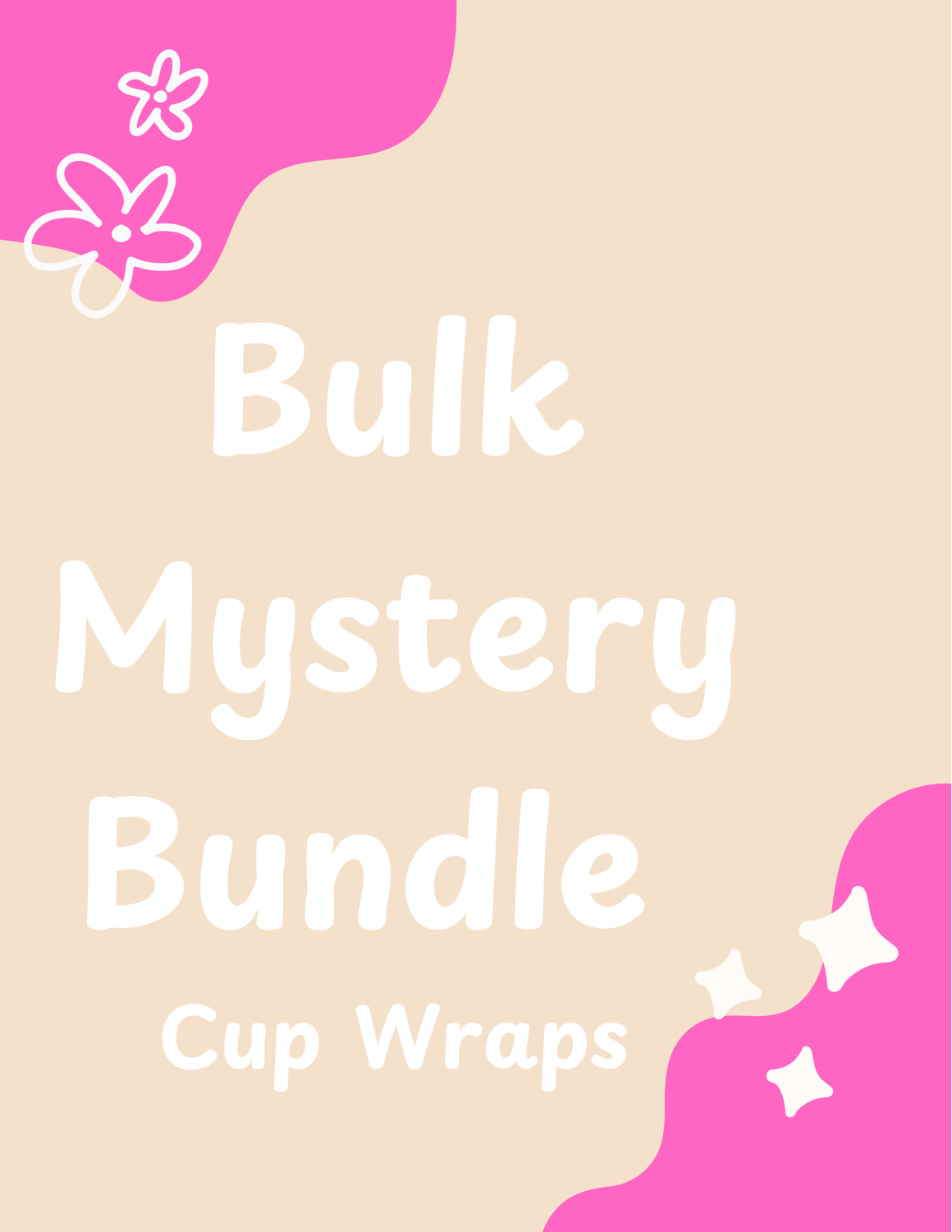 Bulk Mystery Bundle- Cup Wraps