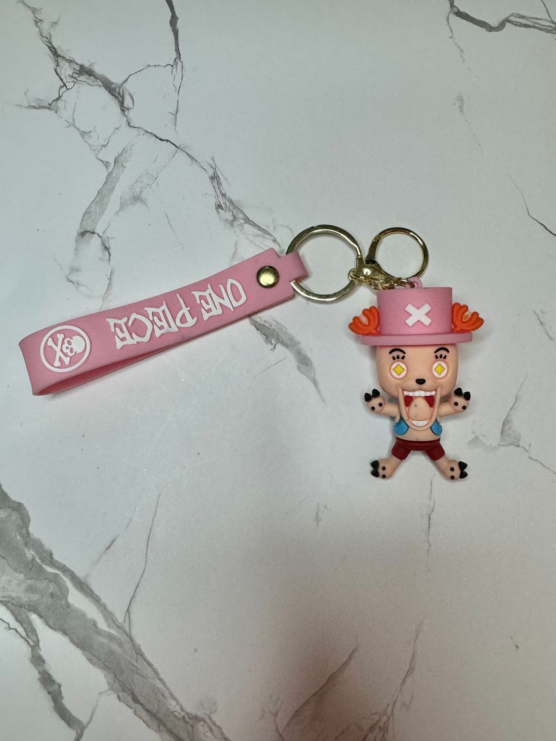One Piece Keychain Pink