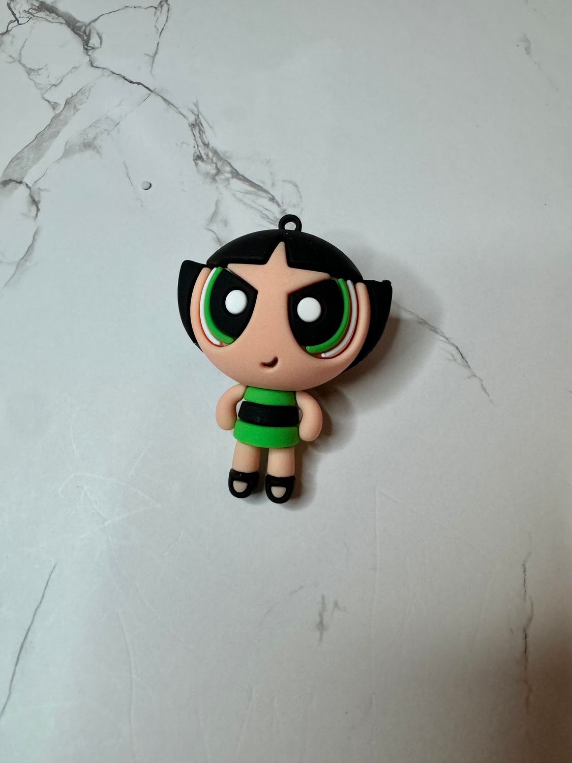 Green PPG Keychain Doll