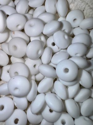 White silicone lentil spacers