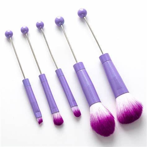 BeadAble Makeuo Brushes-Purple