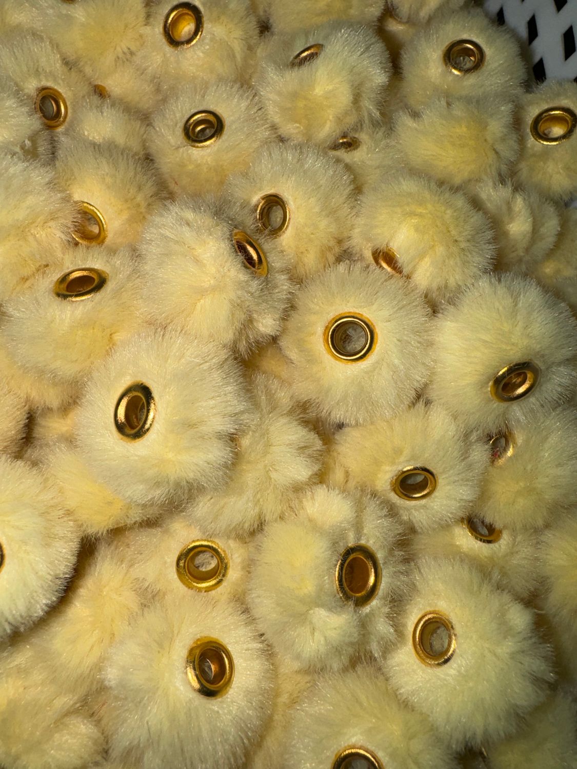 Yellow Pom Pom Spacer