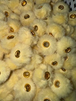 Yellow Pom Pom Spacer