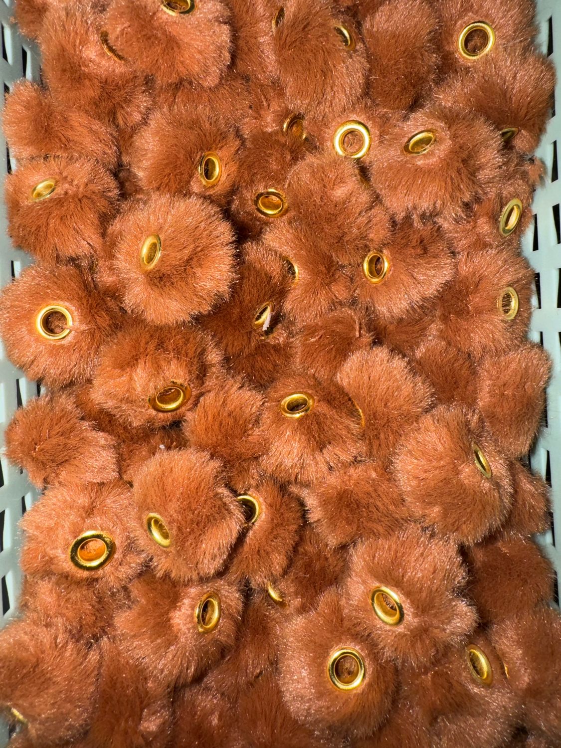 Brown Pom Pom Spacer
