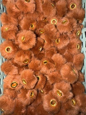 Brown Pom Pom Spacer