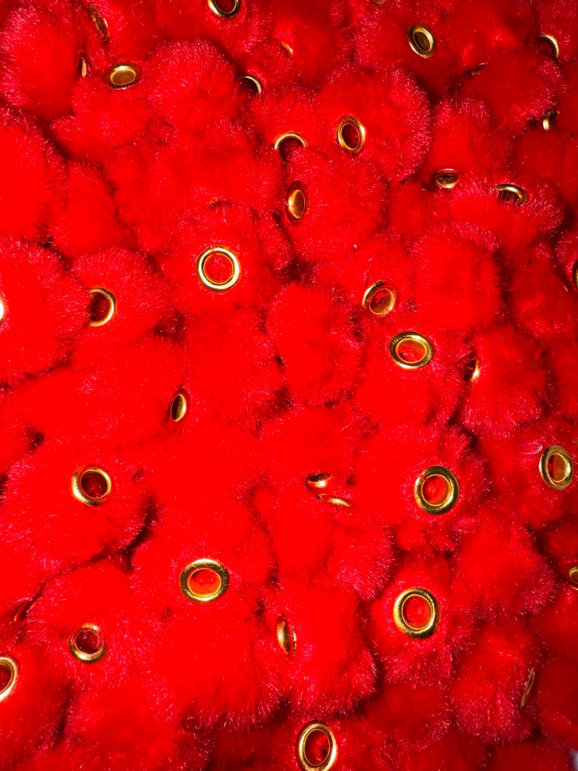 Red Pom Pom Spacer