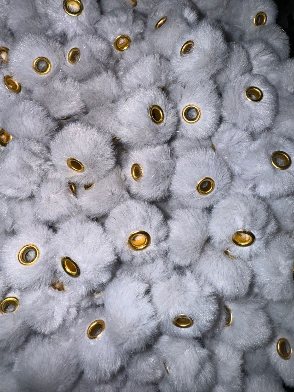 Gray Pom Pom Spacer
