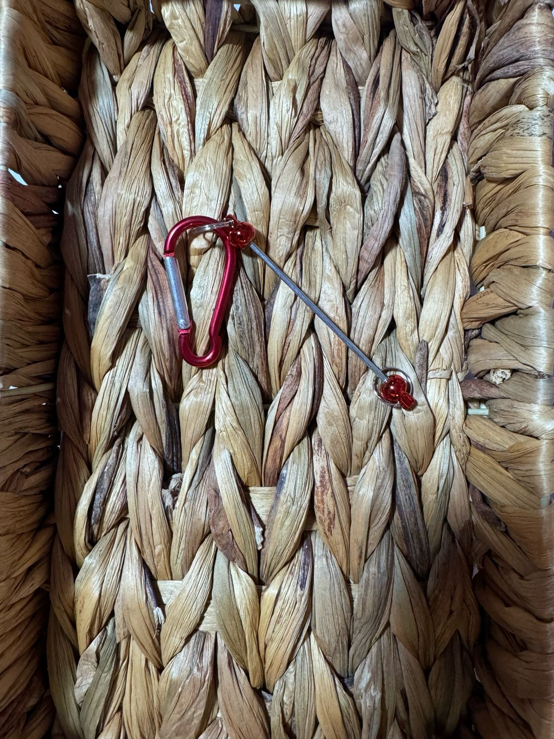 Red Clip Keychain