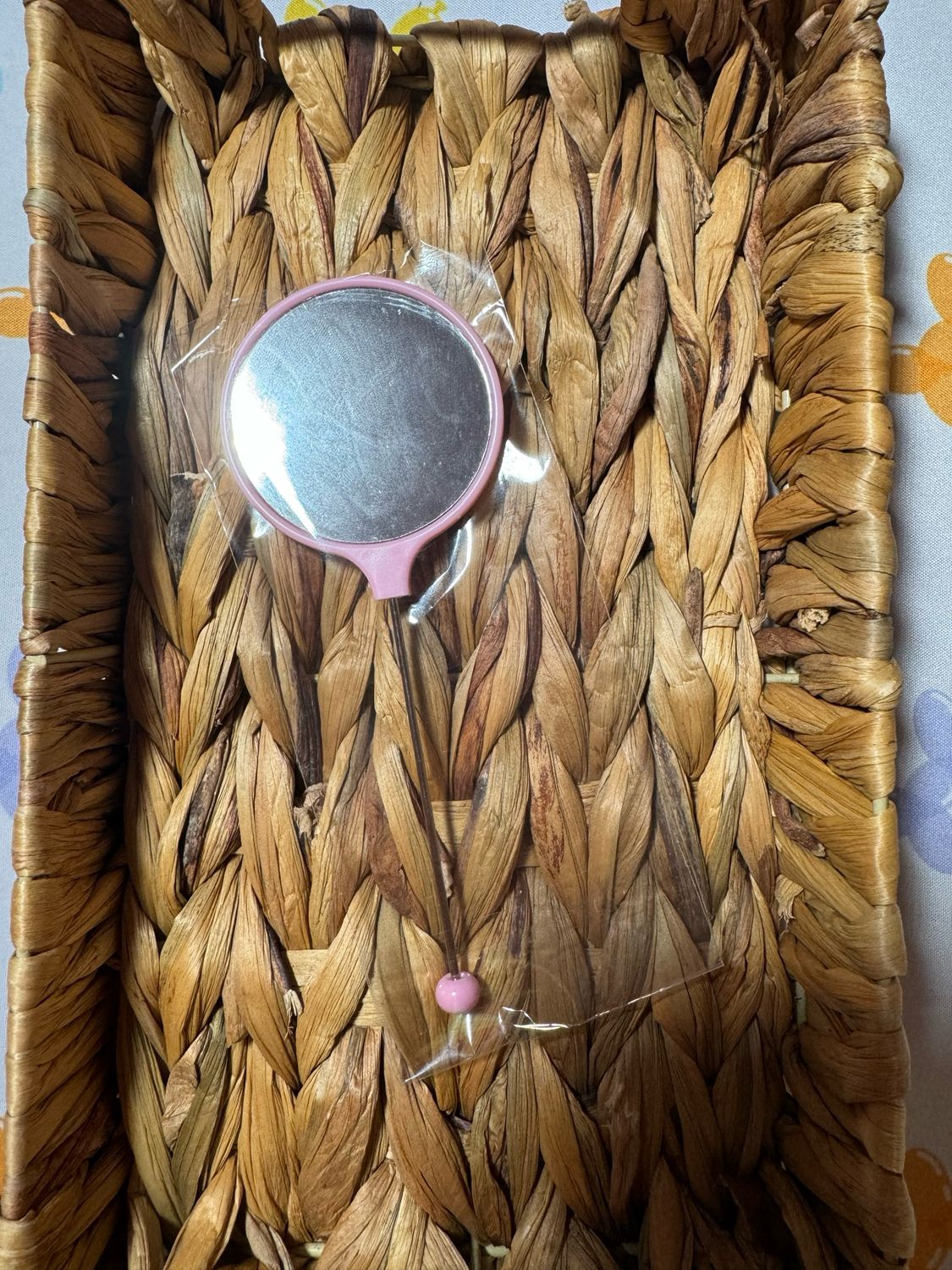 Beadable Mirrors Light Pink