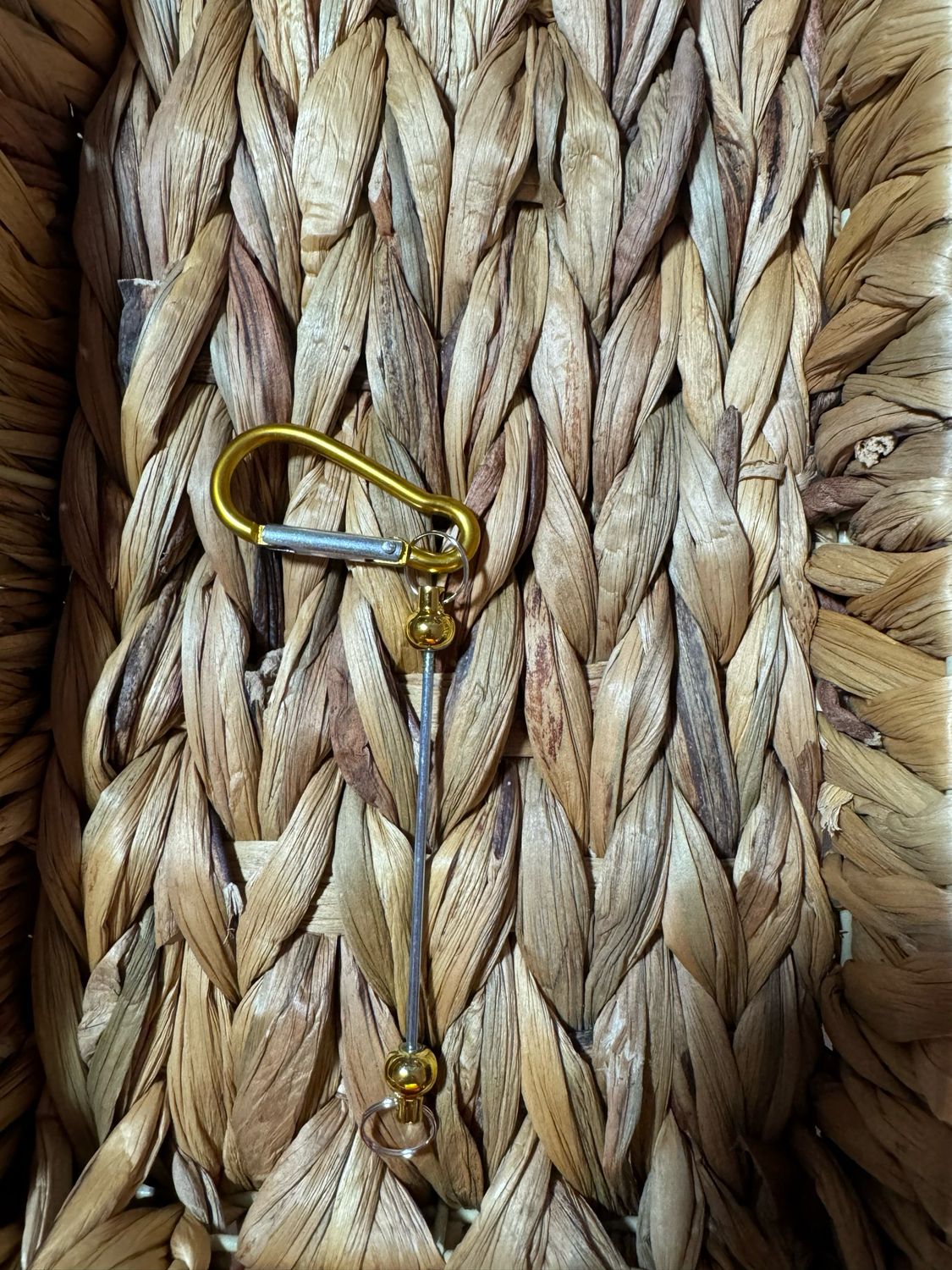 Yellow Clip Keychain