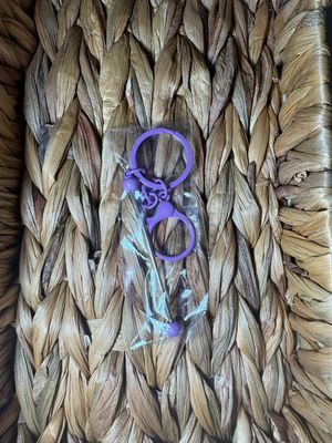 Purple Keychain with Bar