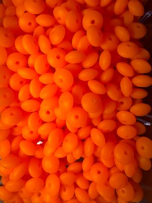 Bright Orange Silicone Lentil Spacers