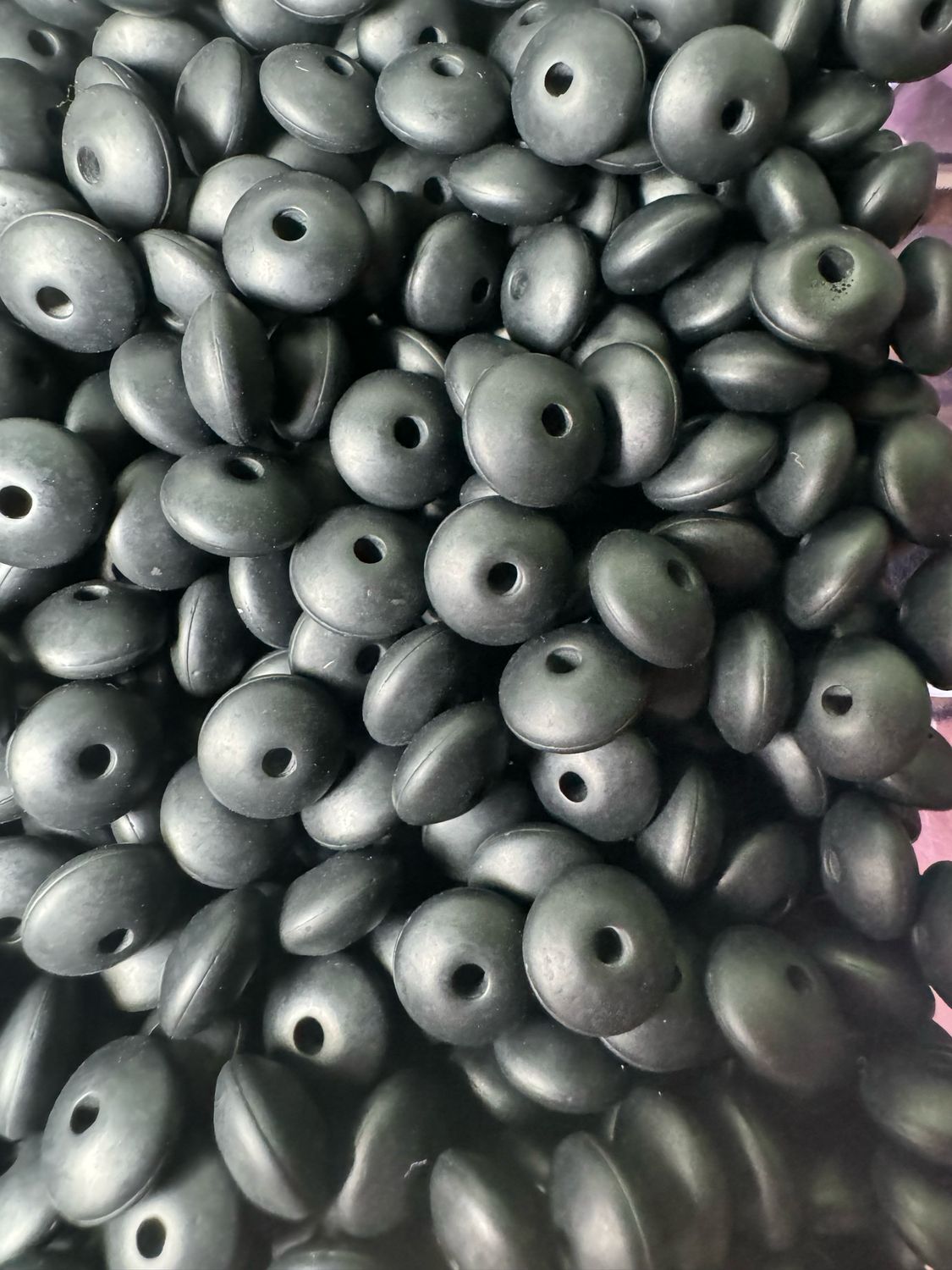 Black Silicone Lentil Spacers