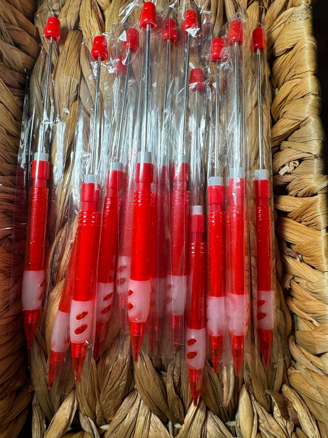 Red Beadable Pencil