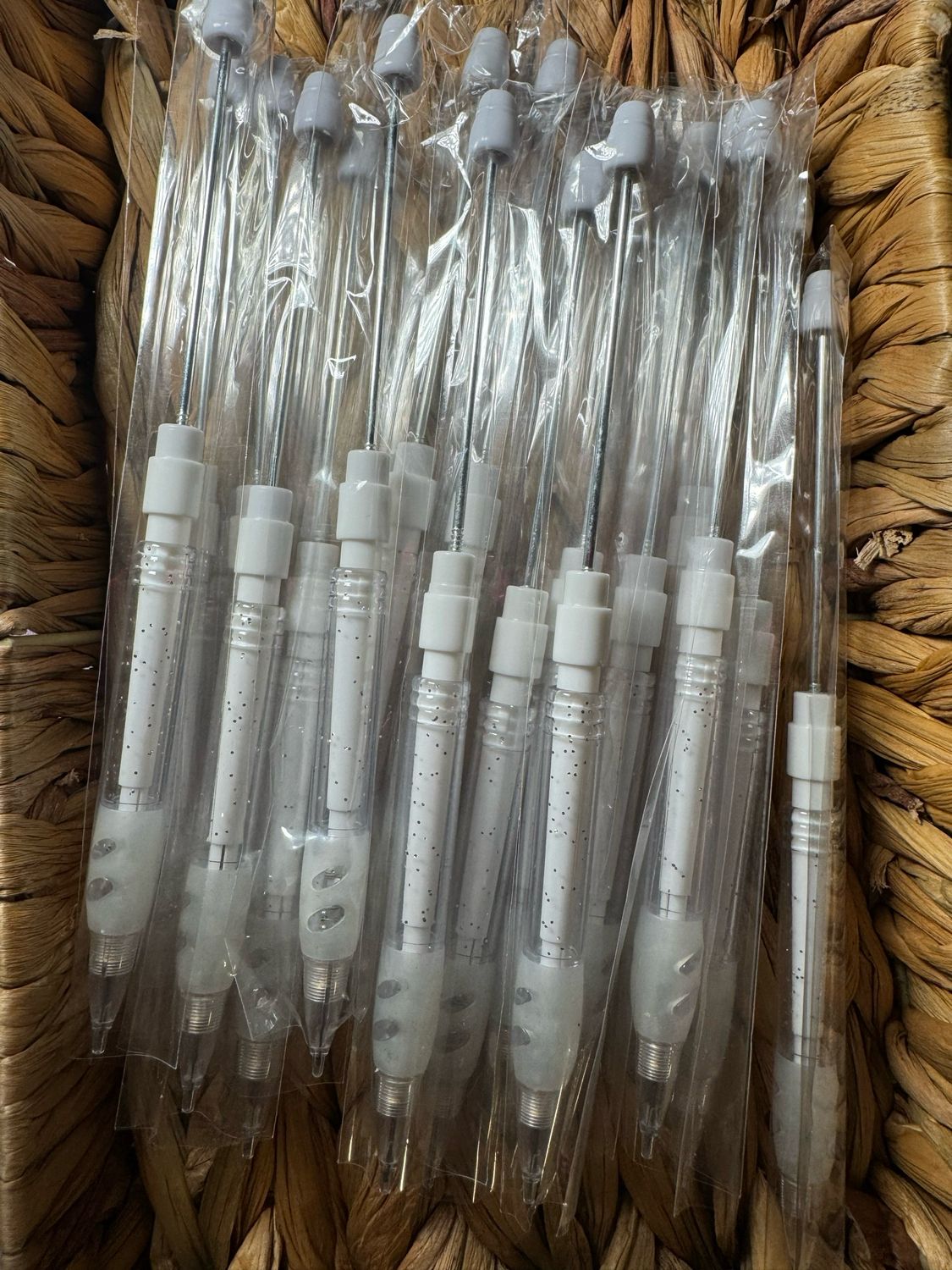 White Beadable Pencil
