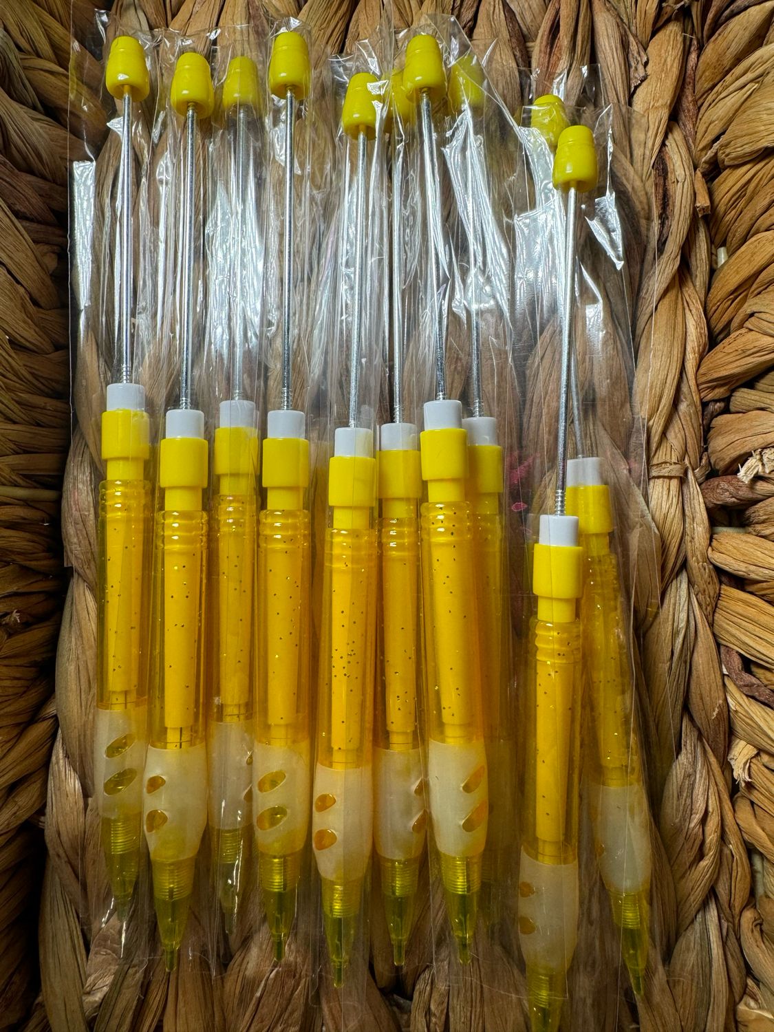 Yellow Beadable Pencil