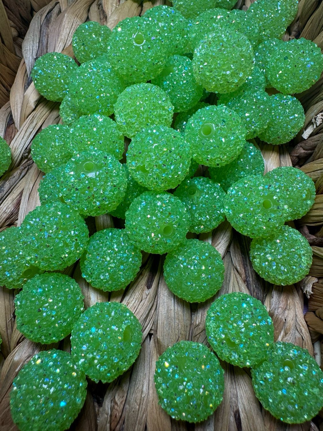 Light Green 20MM Sugar Bead