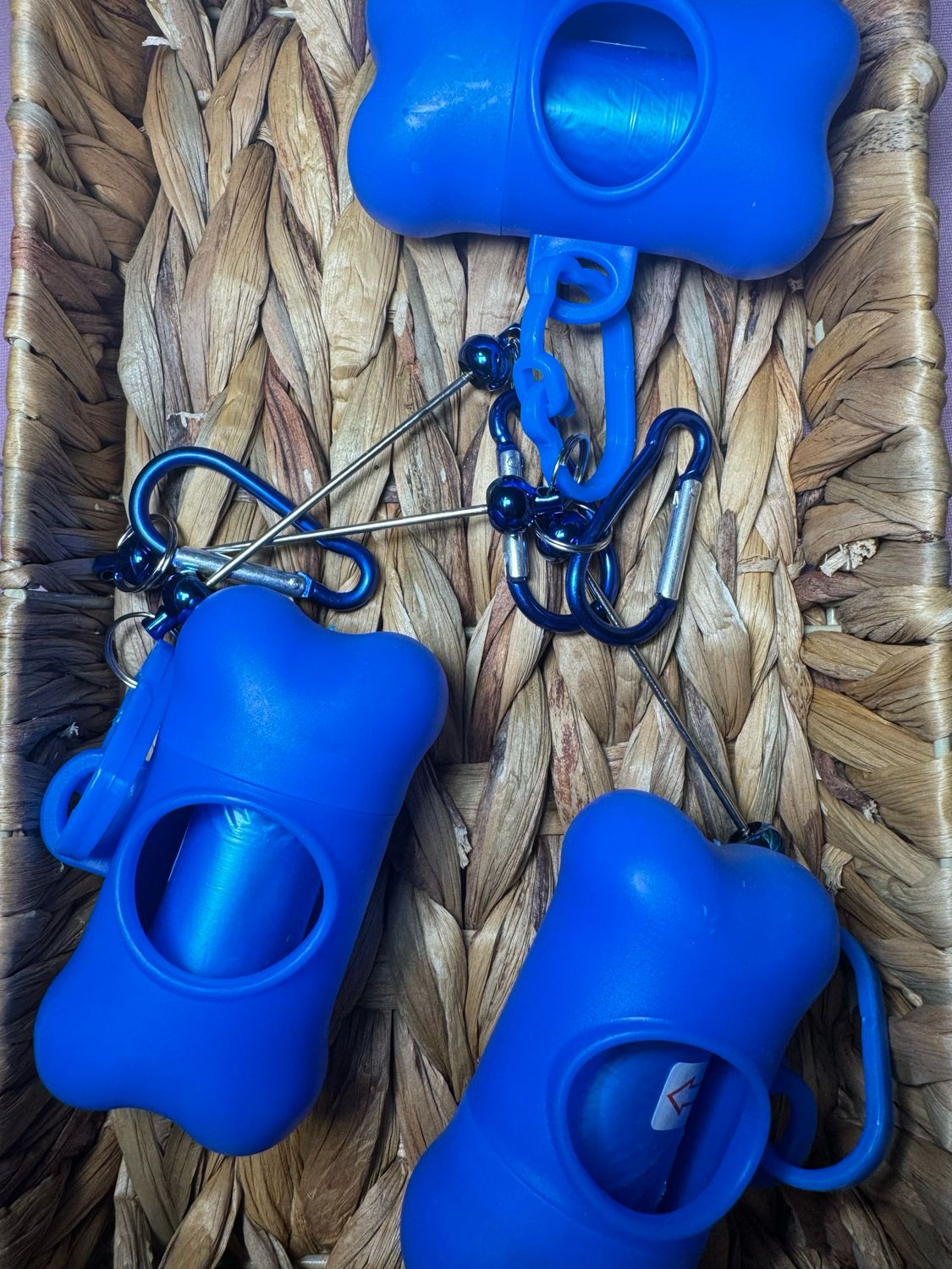 Blue Dog Poop Bags Beadable