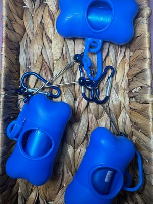 Blue Dog Poop Bags Beadable