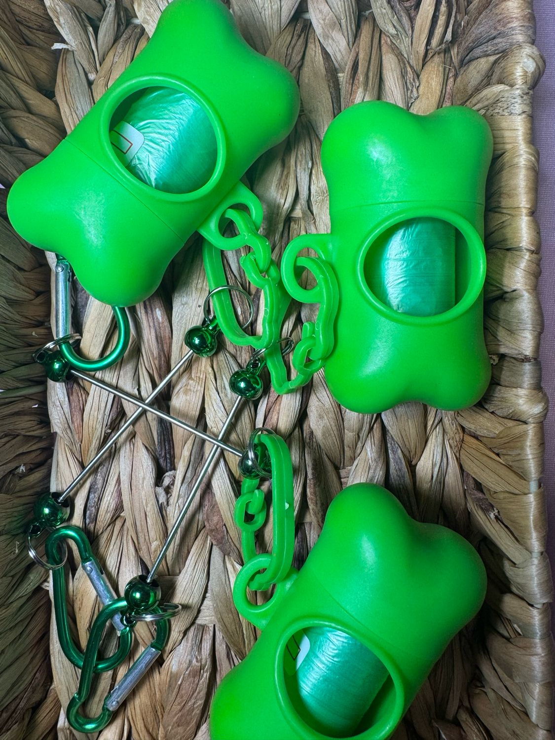 Green Dog Poop Bags Beadable