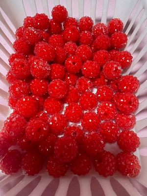 15mm Red Jelly Rhinestone Beads