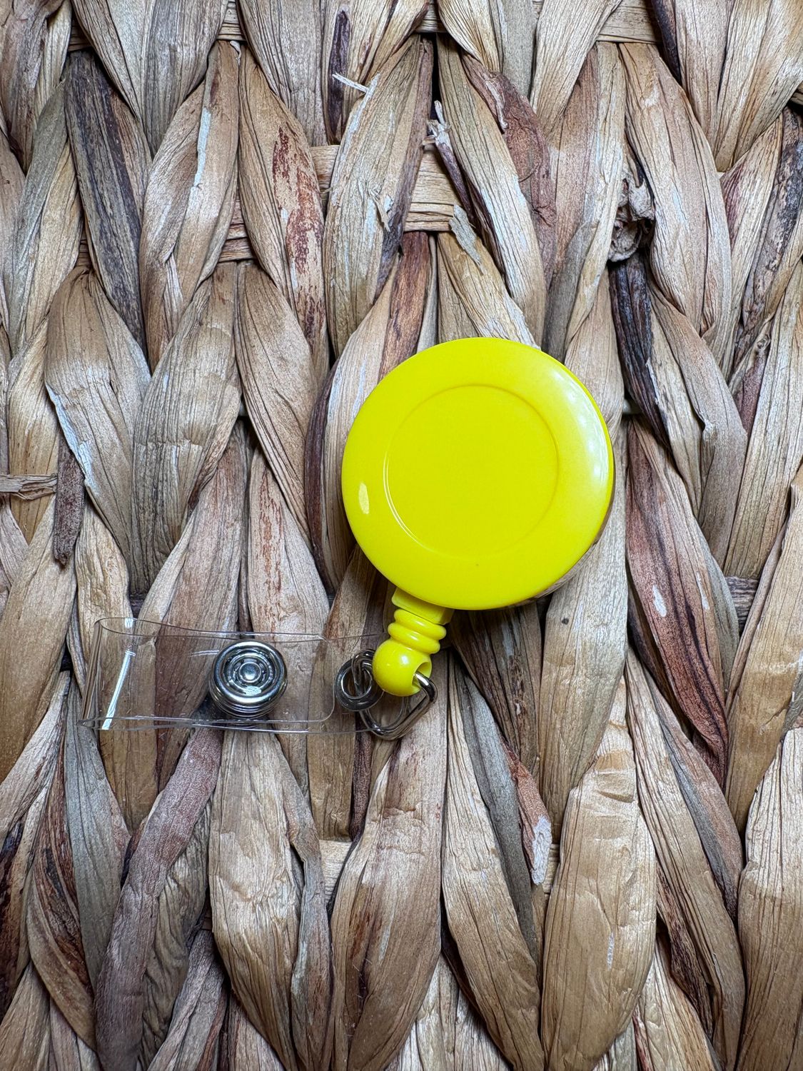 Badge Reel Yellow