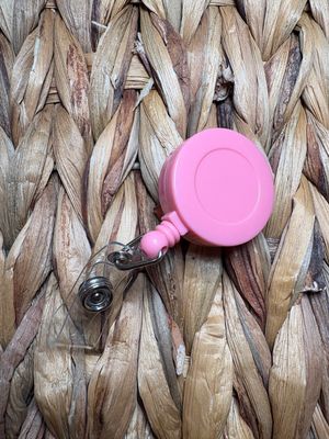 Badge Reel Pink