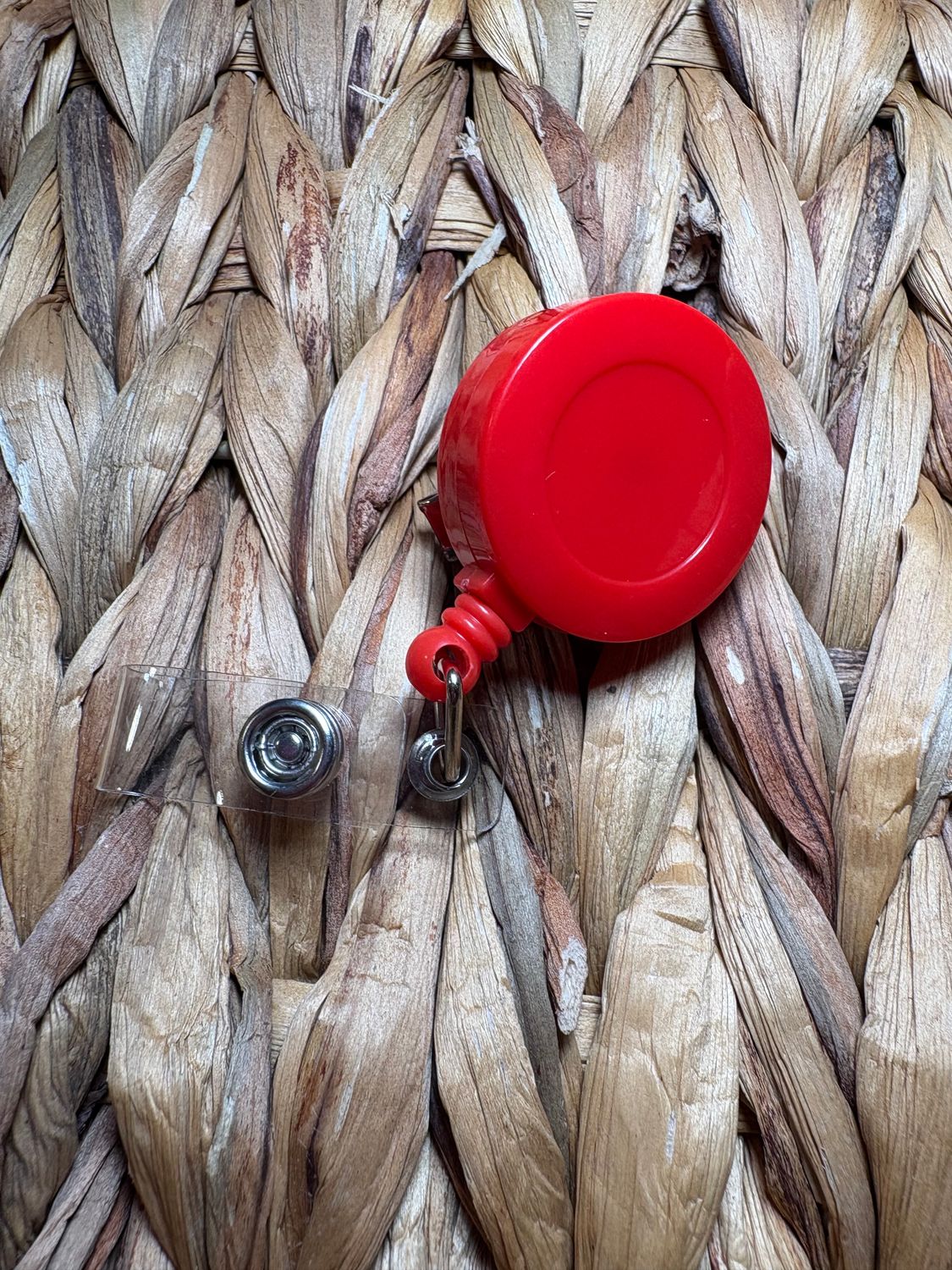 Badge Reel Red