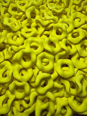Matte Wavy Spacer Yellow