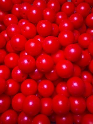 15mm Opal Silicone Red