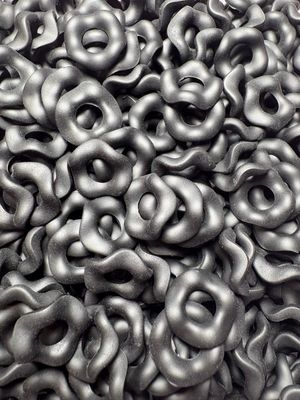 Matte Wavy Spacer Black