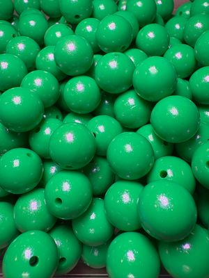 15mm Opal Silicone Green
