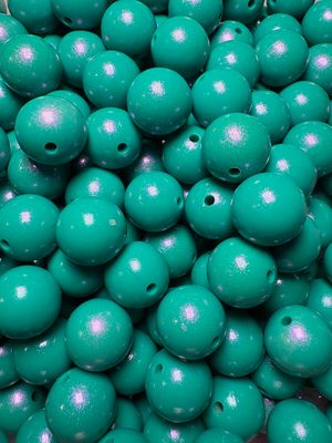 15mm Opal Silicone Turquoise 