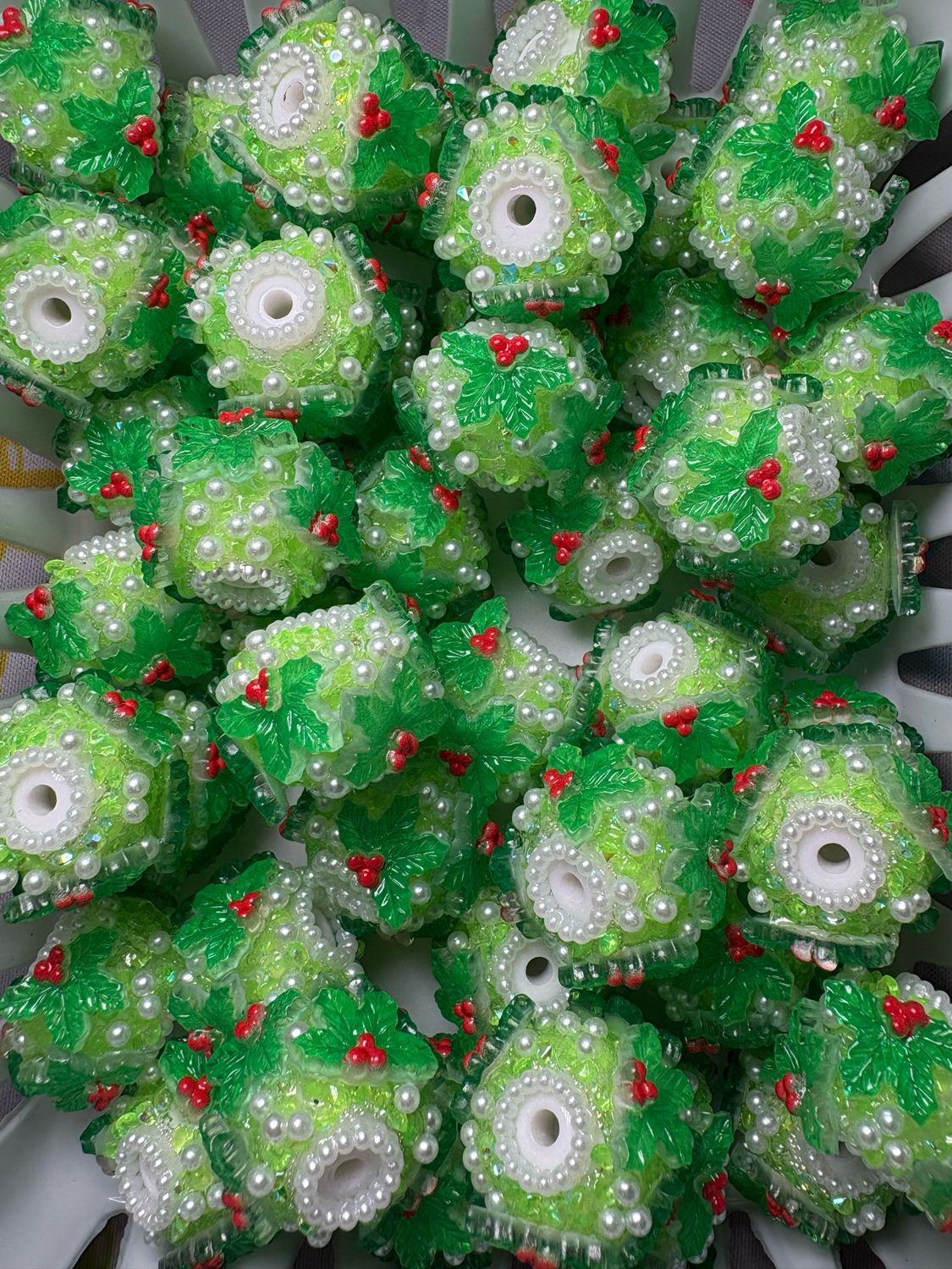 Mistletoe Sugar Beads