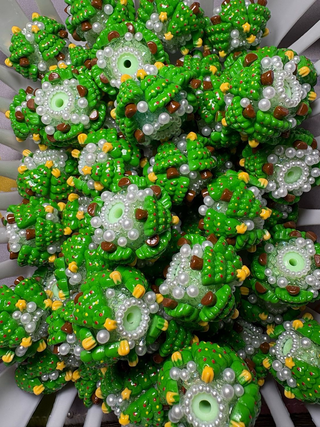 Christmas Tree Sugar Beads