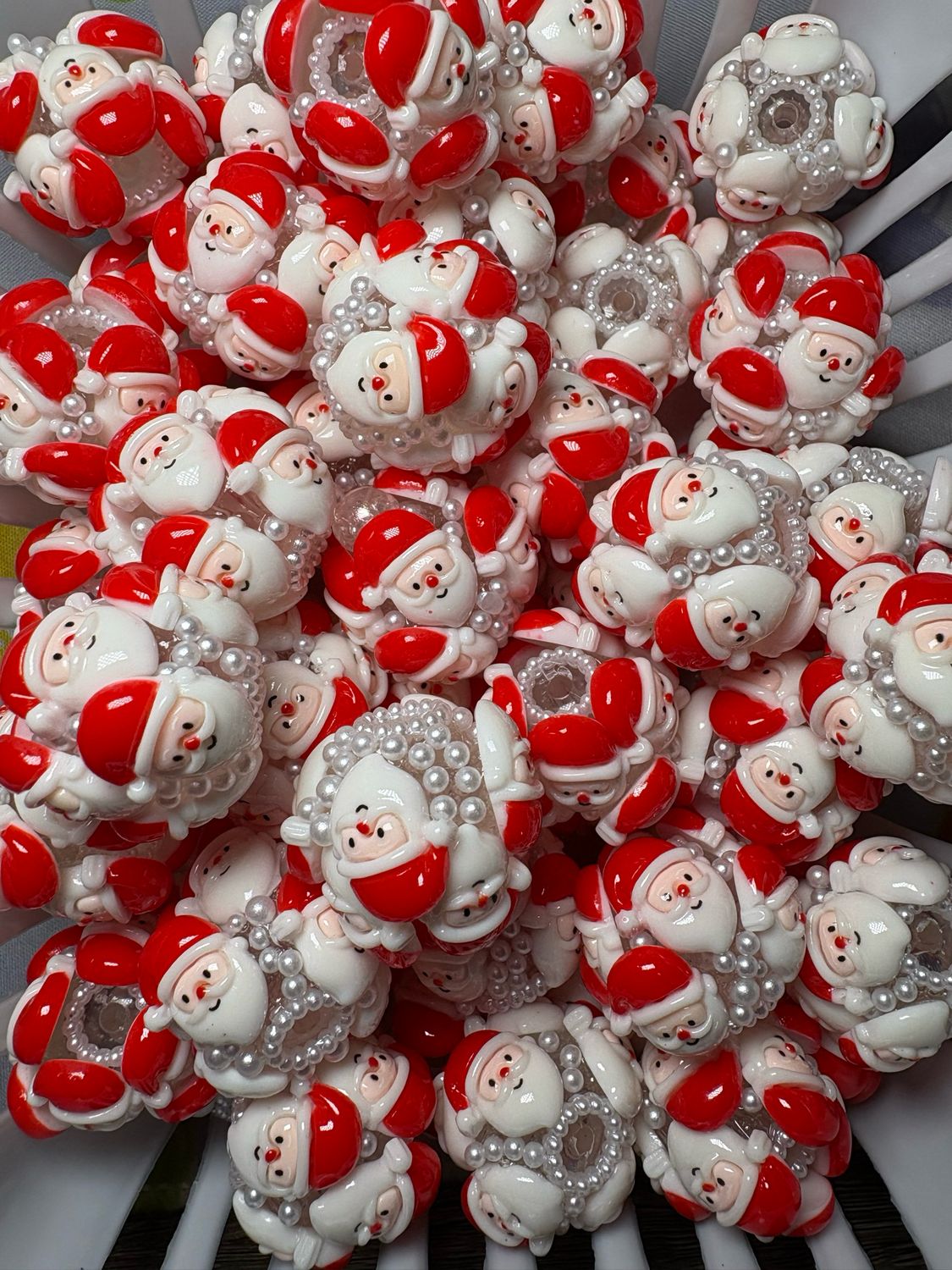 Santa Clause Sugar Beads