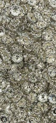 12MM Silver Spacers - Approx 50pcs