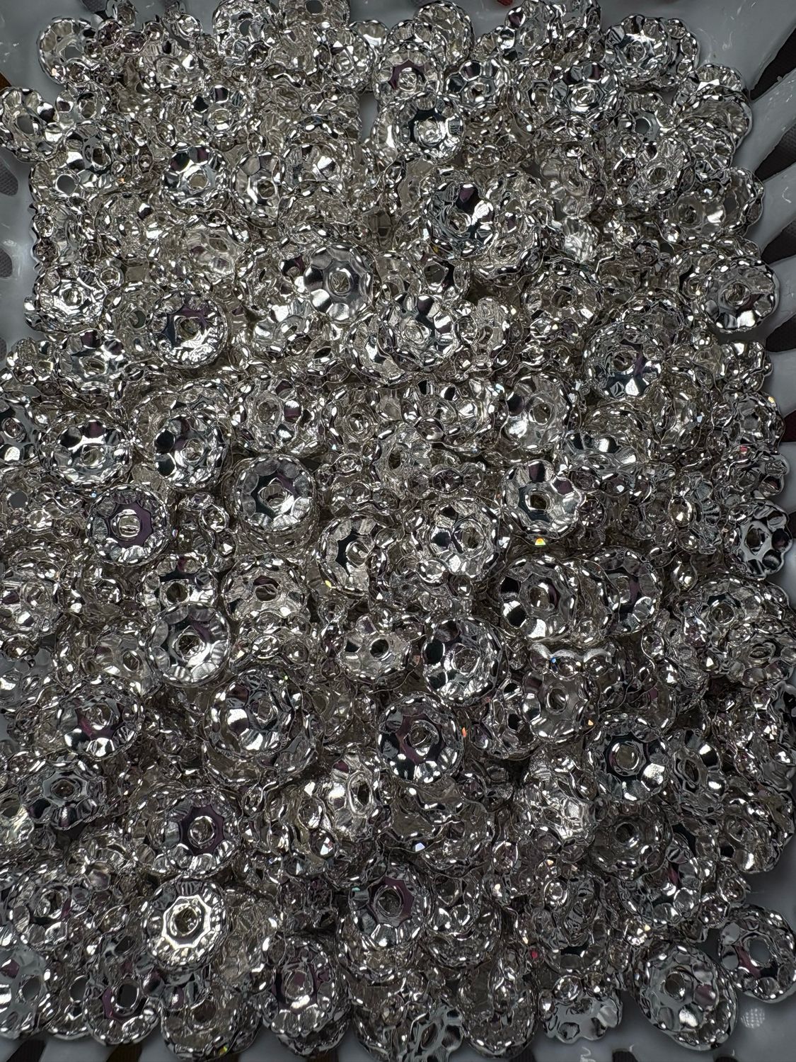 10mm Silver Spacers