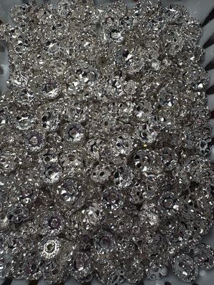 10mm Silver Spacers- Approx 50pcs