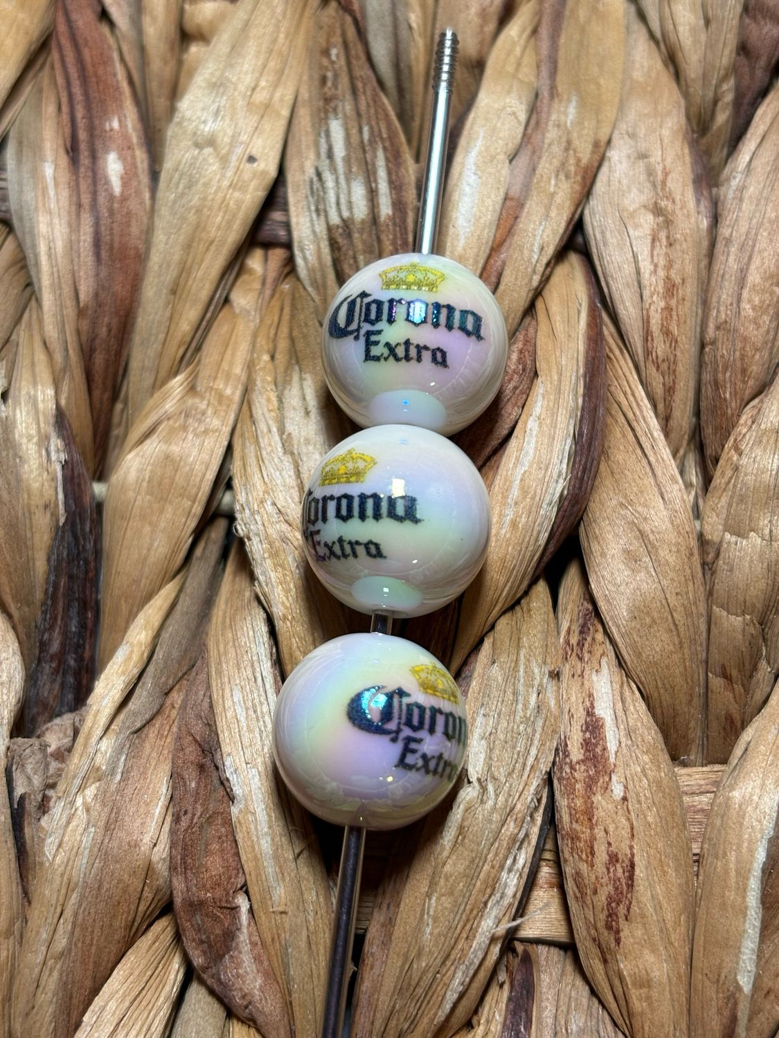 15mm Corona Acrylic Beads