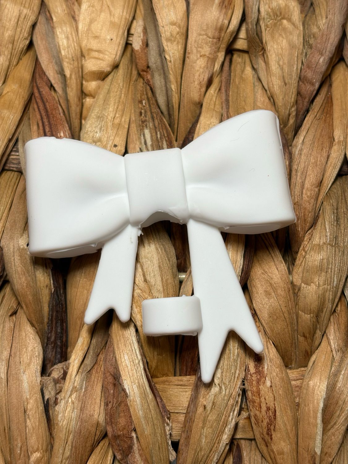 White Straw Topper