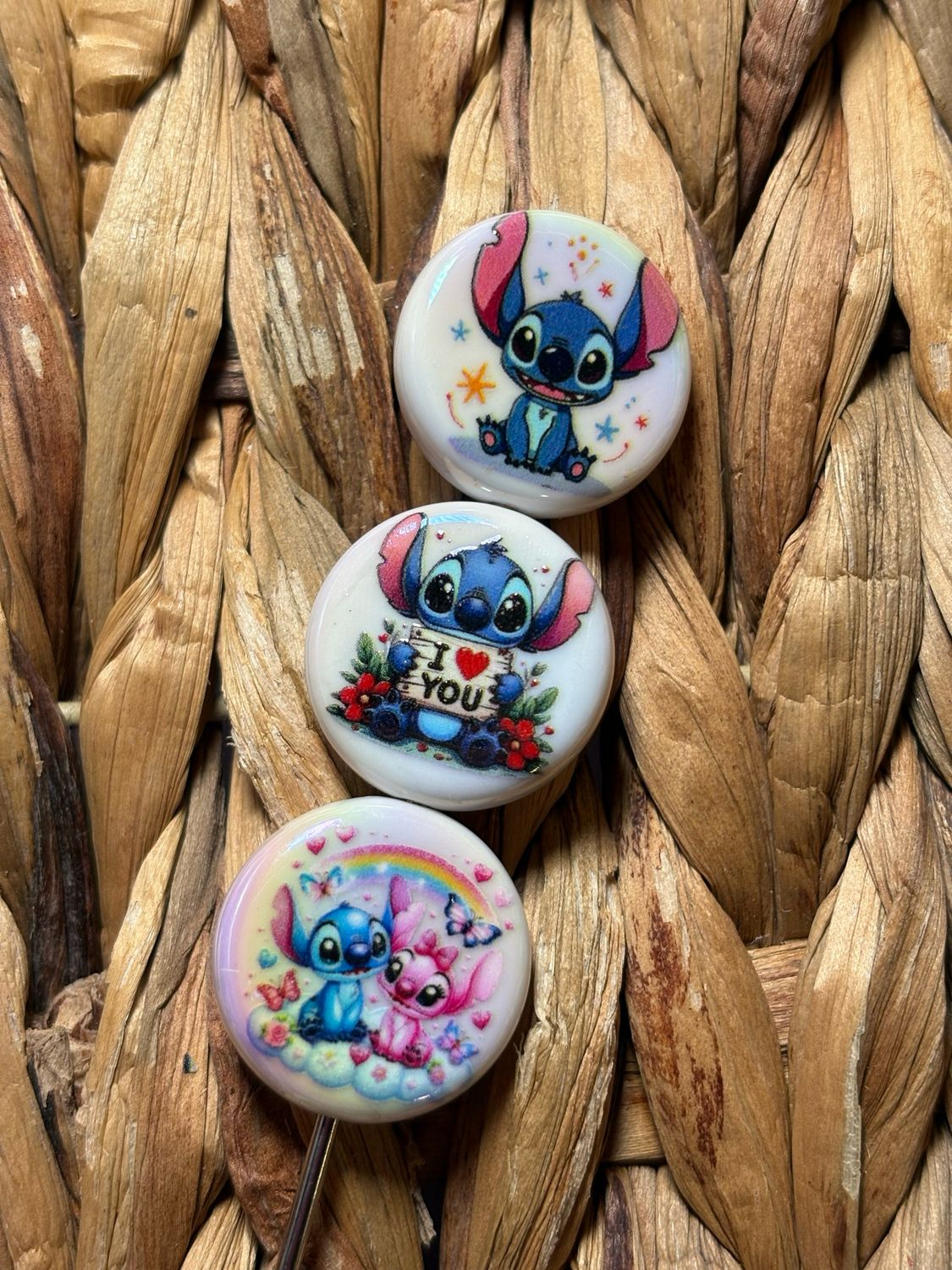 Stitch Circle Beads Mixed Styles