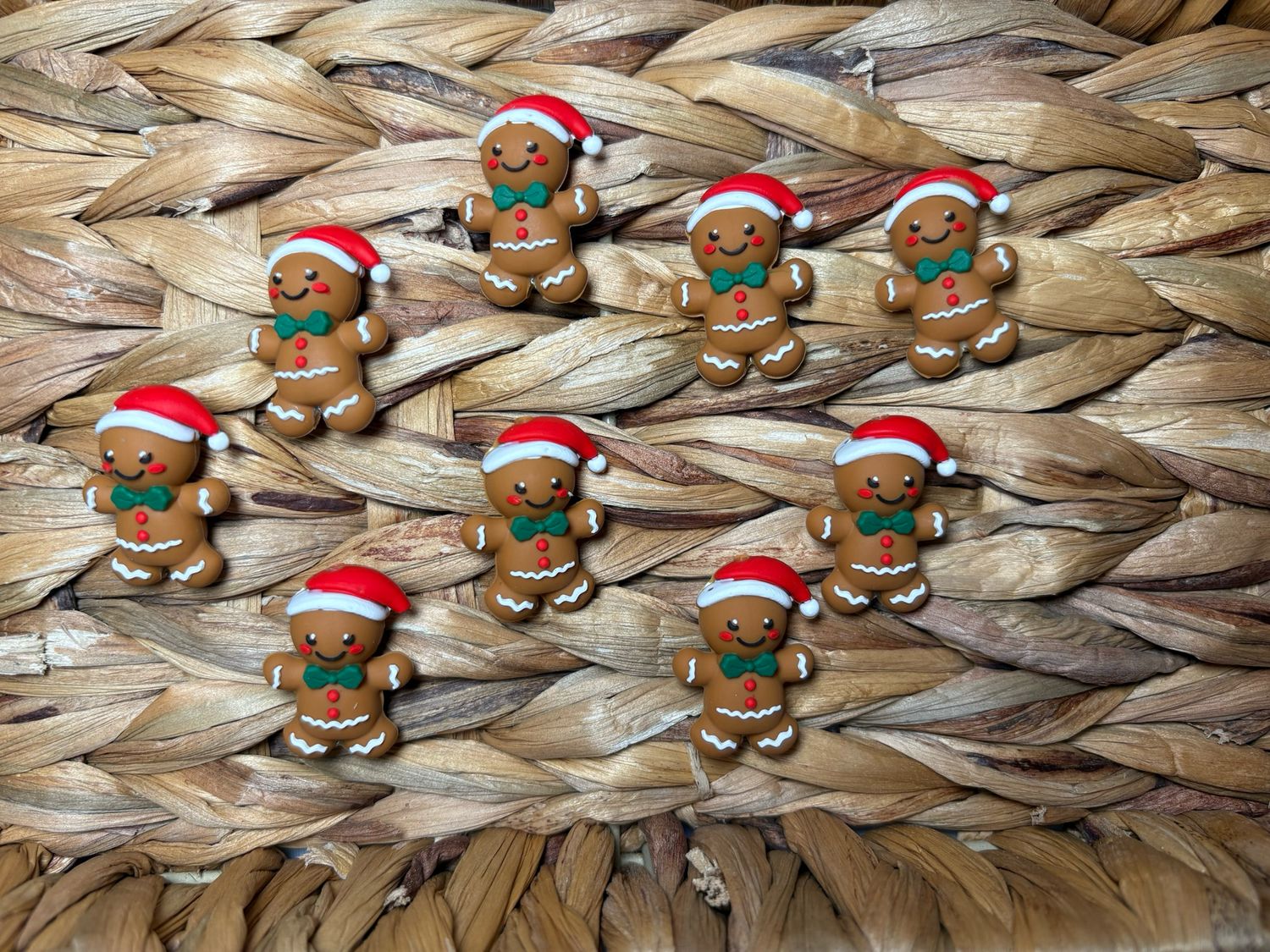 3d Christmas Gingerbread Man Focal