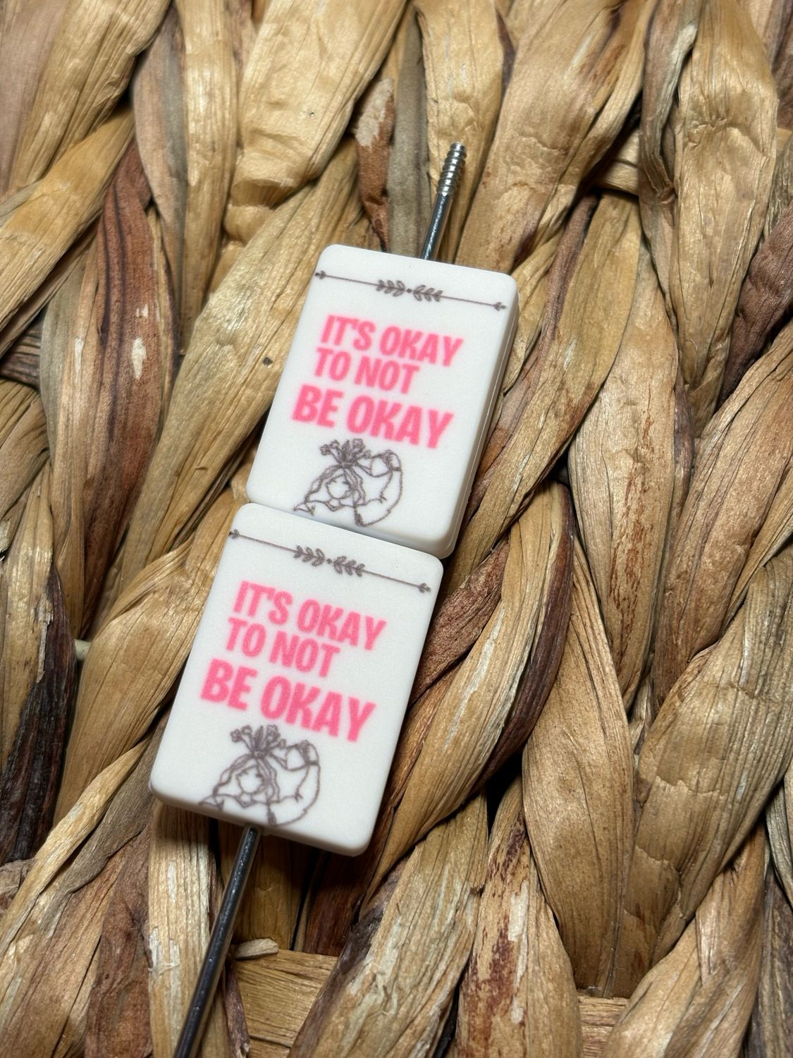 Its Okay To Not Be Okay Custom Printed Focal