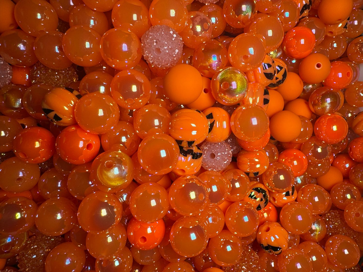 Orange Bead Scoop