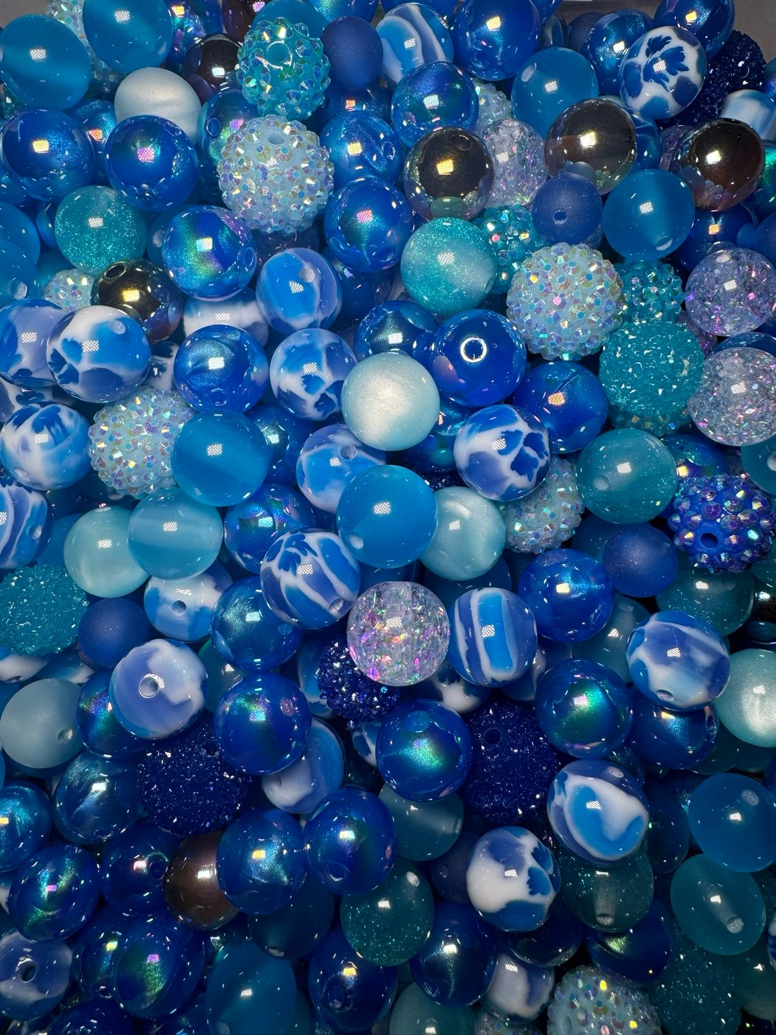 Blue Bead Scoop
